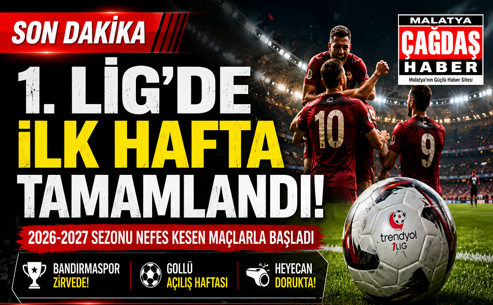 1. Lig’de İlk Hafta Tamamlandı: Zirvede Bandırmaspor Var