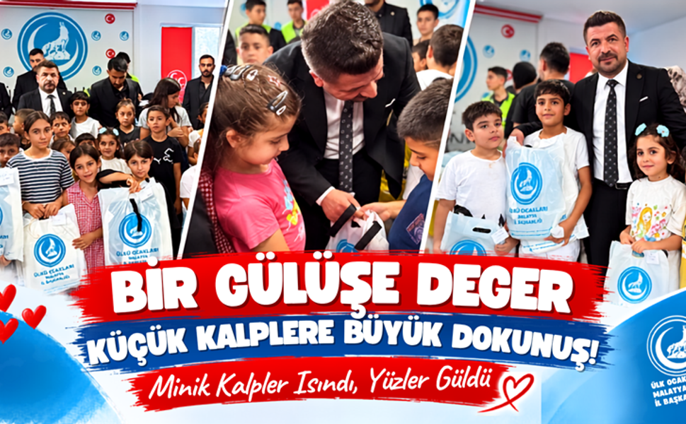 Ülkü Ocakları Malatya’dan İhtiyaç Sahibi Çocuklara Destek
