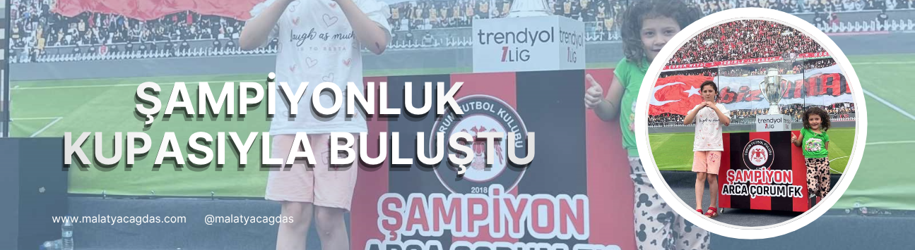 Çorum FK taraftarları şampiyonluk kupasıyla buluştu